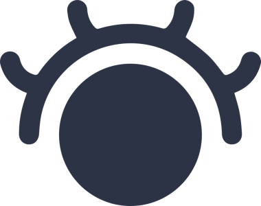 Göz simgesi vektör resmi illüstrasyonu