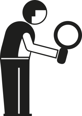 Göz simgesi vektör resmi illüstrasyonu