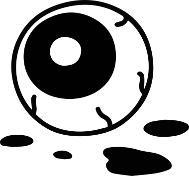 Göz simgesi vektör resmi illüstrasyonu