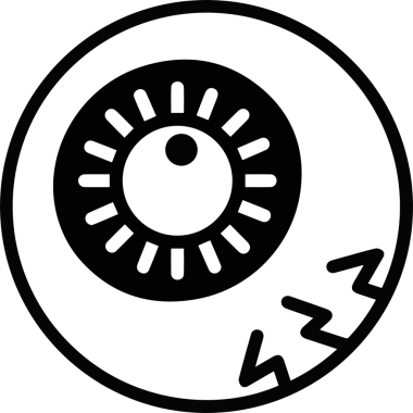 Göz simgesi vektör resmi illüstrasyonu