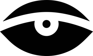 Göz simgesi vektör resmi illüstrasyonu