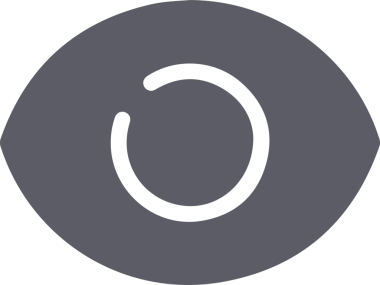 Göz simgesi vektör resmi illüstrasyonu