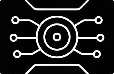 Göz simgesi vektör resmi illüstrasyonu