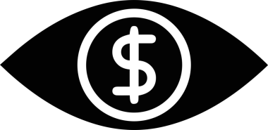 Göz simgesi vektör resmi illüstrasyonu