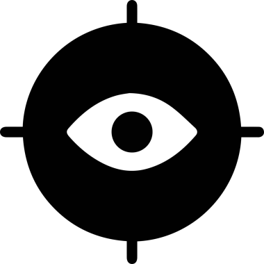 Göz simgesi vektör resmi illüstrasyonu