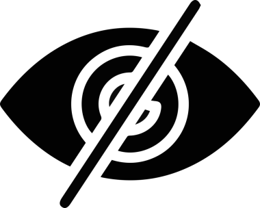 Göz simgesi vektör resmi illüstrasyonu