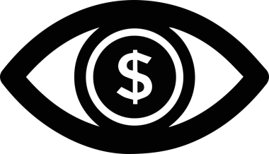 Göz simgesi vektör resmi illüstrasyonu