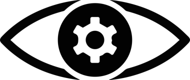 Göz simgesi vektör resmi illüstrasyonu