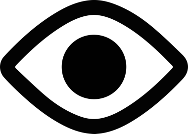 Göz simgesi vektör resmi illüstrasyonu