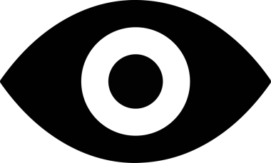 Göz simgesi vektör resmi illüstrasyonu