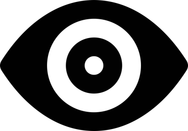 Göz simgesi vektör resmi illüstrasyonu