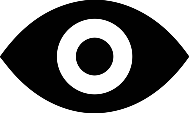 Göz simgesi vektör resmi illüstrasyonu