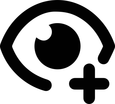 Göz simgesi vektör resmi illüstrasyonu