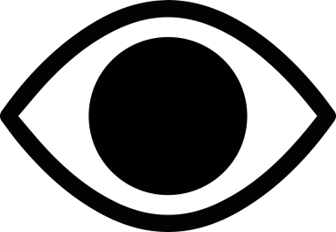 Göz simgesi vektör resmi illüstrasyonu