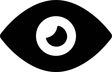 Göz simgesi vektör resmi illüstrasyonu
