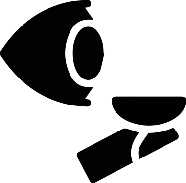 Göz simgesi vektör resmi illüstrasyonu