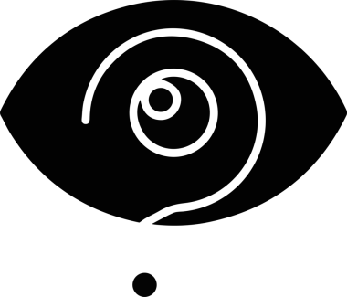 Göz simgesi vektör resmi illüstrasyonu