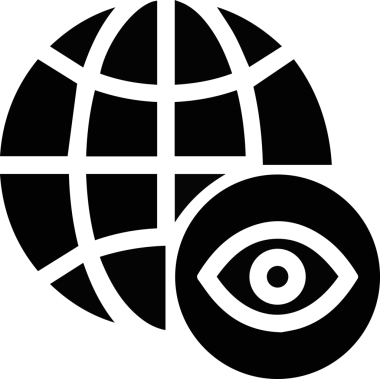 Göz simgesi vektör resmi illüstrasyonu