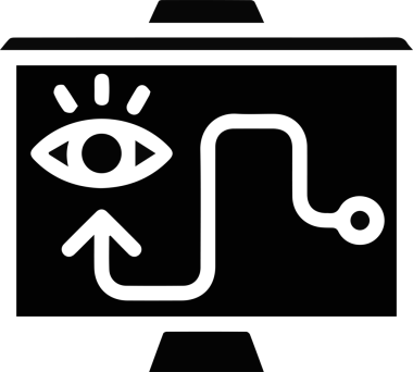 Göz simgesi vektör resmi illüstrasyonu