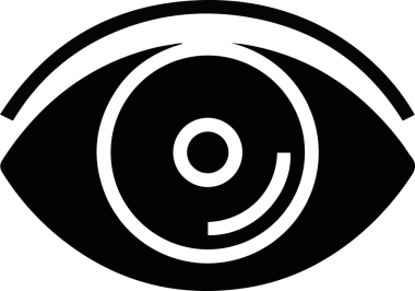 Göz simgesi vektör resmi illüstrasyonu
