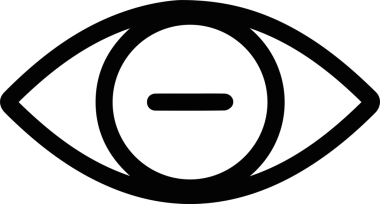 Göz simgesi vektör resmi illüstrasyonu