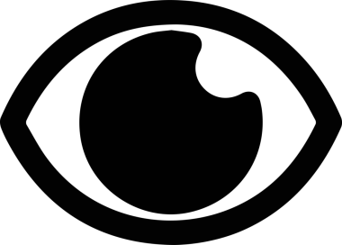 Göz simgesi vektör resmi illüstrasyonu