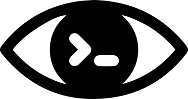 Göz simgesi vektör resmi illüstrasyonu
