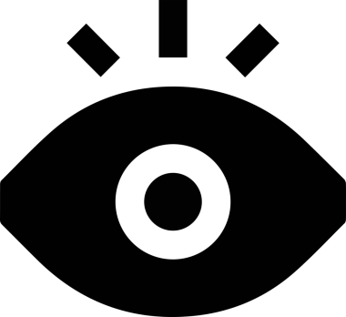 Göz simgesi vektör resmi illüstrasyonu