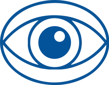 Göz simgesi vektör resmi illüstrasyonu