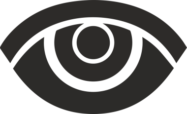 Göz simgesi vektör resmi illüstrasyonu