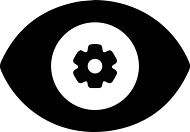 Göz simgesi vektör resmi illüstrasyonu