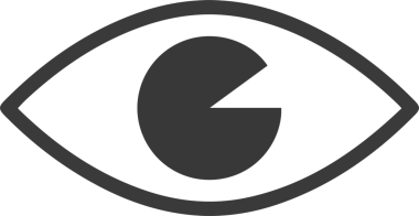 Göz simgesi vektör resmi illüstrasyonu