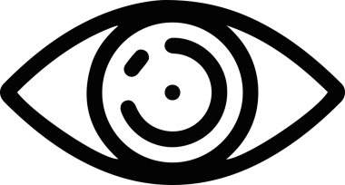 Göz simgesi vektör resmi illüstrasyonu
