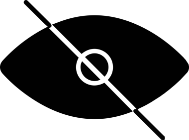 Göz simgesi vektör resmi illüstrasyonu