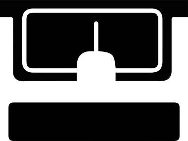 Göz simgesi vektör resmi illüstrasyonu