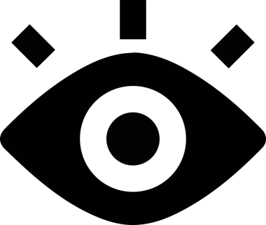 Göz simgesi vektör resmi illüstrasyonu