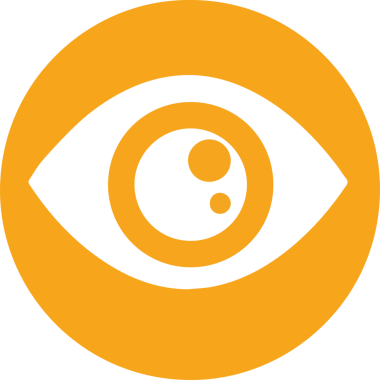 Göz simgesi vektör resmi illüstrasyonu