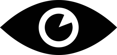 Göz simgesi vektör resmi illüstrasyonu