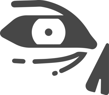 Göz simgesi vektör resmi illüstrasyonu