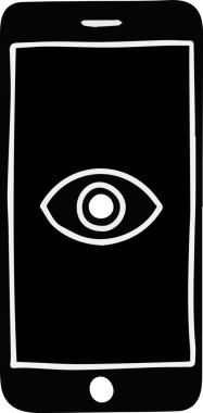 Göz simgesi vektör resmi illüstrasyonu