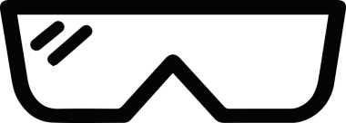 Göz simgesi vektör resmi illüstrasyonu