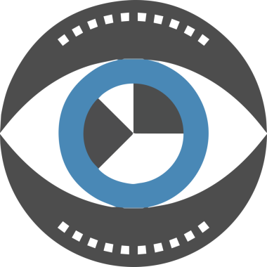 Göz simgesi vektör resmi illüstrasyonu