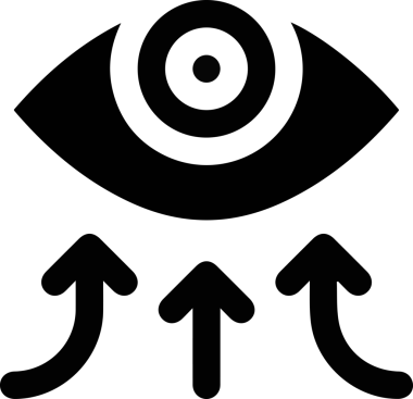 Göz simgesi vektör resmi illüstrasyonu