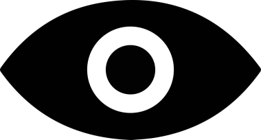Göz simgesi vektör resmi illüstrasyonu