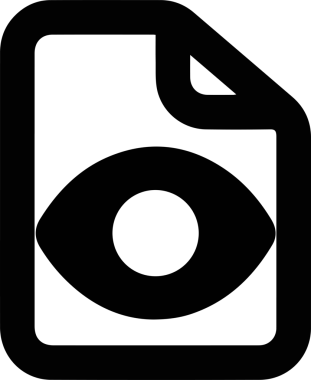 Göz simgesi vektör resmi illüstrasyonu