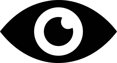Göz simgesi vektör resmi illüstrasyonu