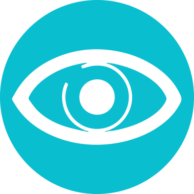 Göz simgesi vektör resmi illüstrasyonu