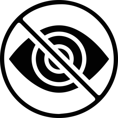 Göz simgesi vektör resmi illüstrasyonu