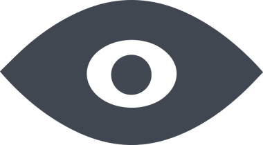 Göz simgesi vektör resmi illüstrasyonu