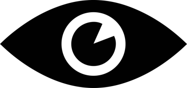 Göz simgesi vektör resmi illüstrasyonu